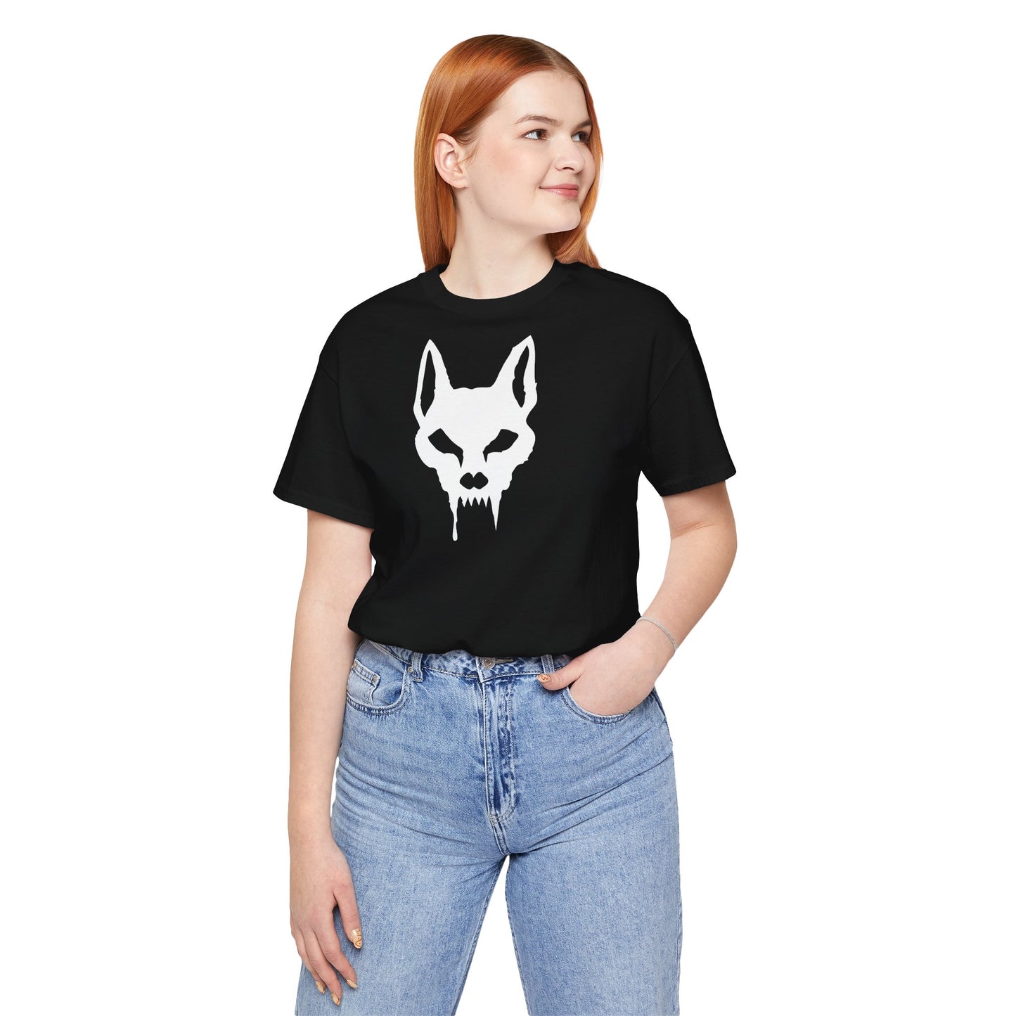 T-Shirt, Teufels Hunde Schädel, unisex