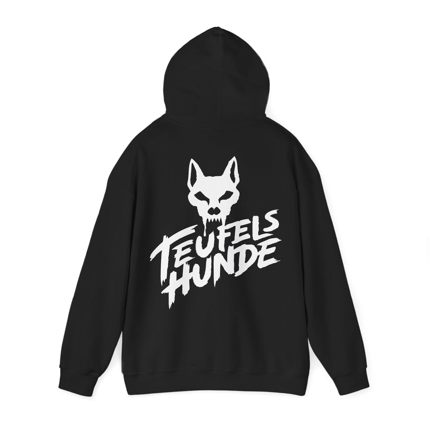 Kapuzenpullover, Teufels Hunde Schädel, unisex